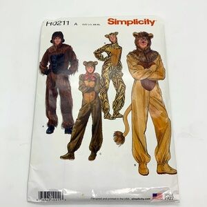 Simplicity UNCUT H0211 A Body Hood with Collar Spats Sewing Pattern XS - XL